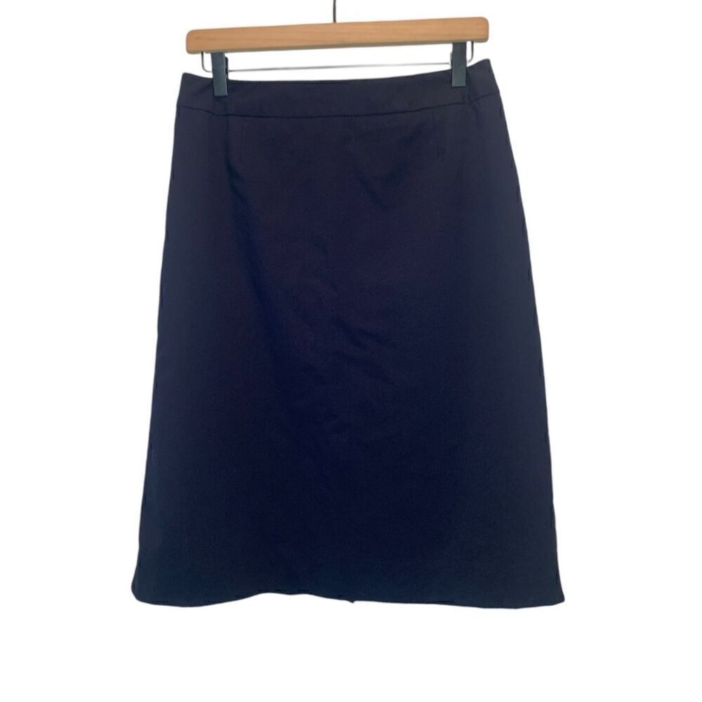 Vintage Pendleton navy blue wool skirt size 8